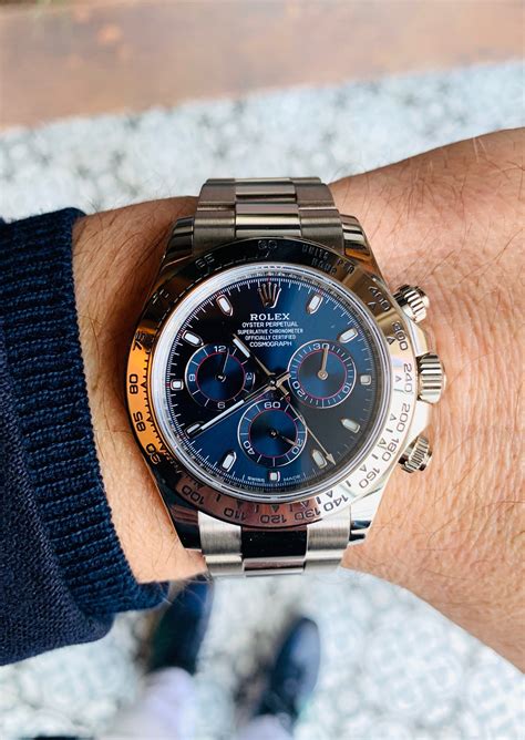 blue dial daytona rolex